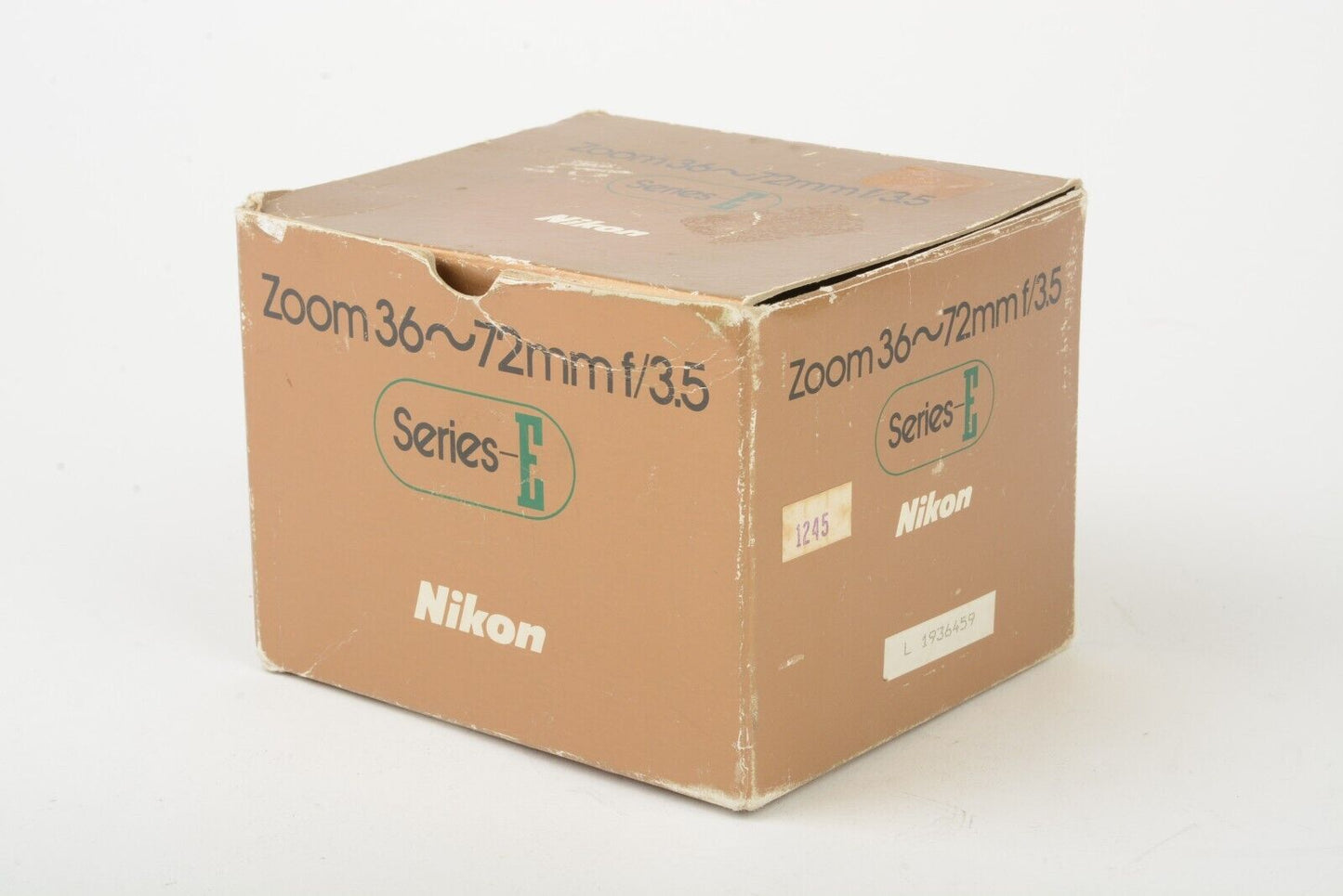 MINT- NIKON SERIES E 36-72mm f3.5 Ai-S MF LENS, VERY CLEAN, TESTED w/CAPS+BOX