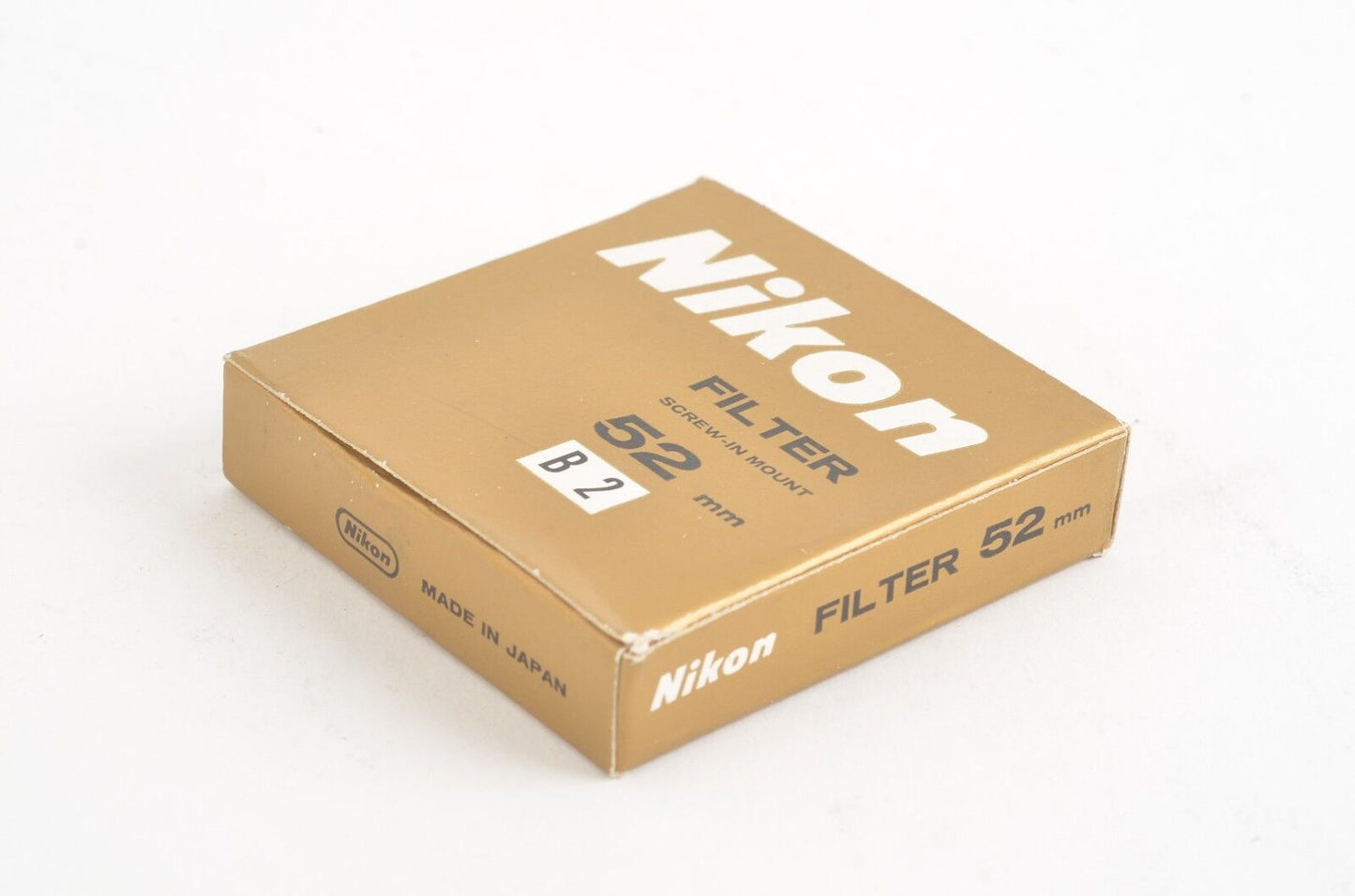 Nikon 52mm B2 light blue filter in jewel case and box, mint