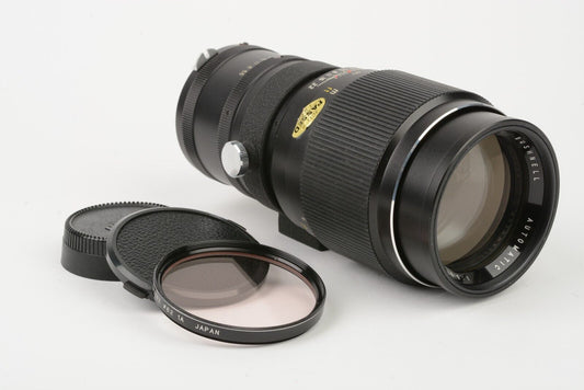 Bushnell 300mm f5.5 Telephoto Lens For Nikon F Mount Caps+Collar+1A Filter