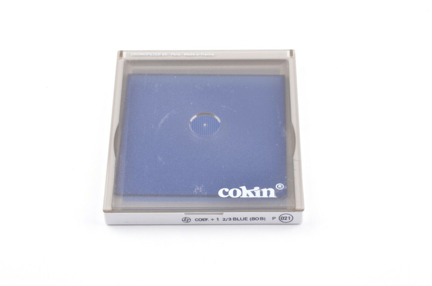 MINT GENUINE COKIN COEF. + 1 2/3 BLUE (80B) P021 FILTER IN JEWEL CASE