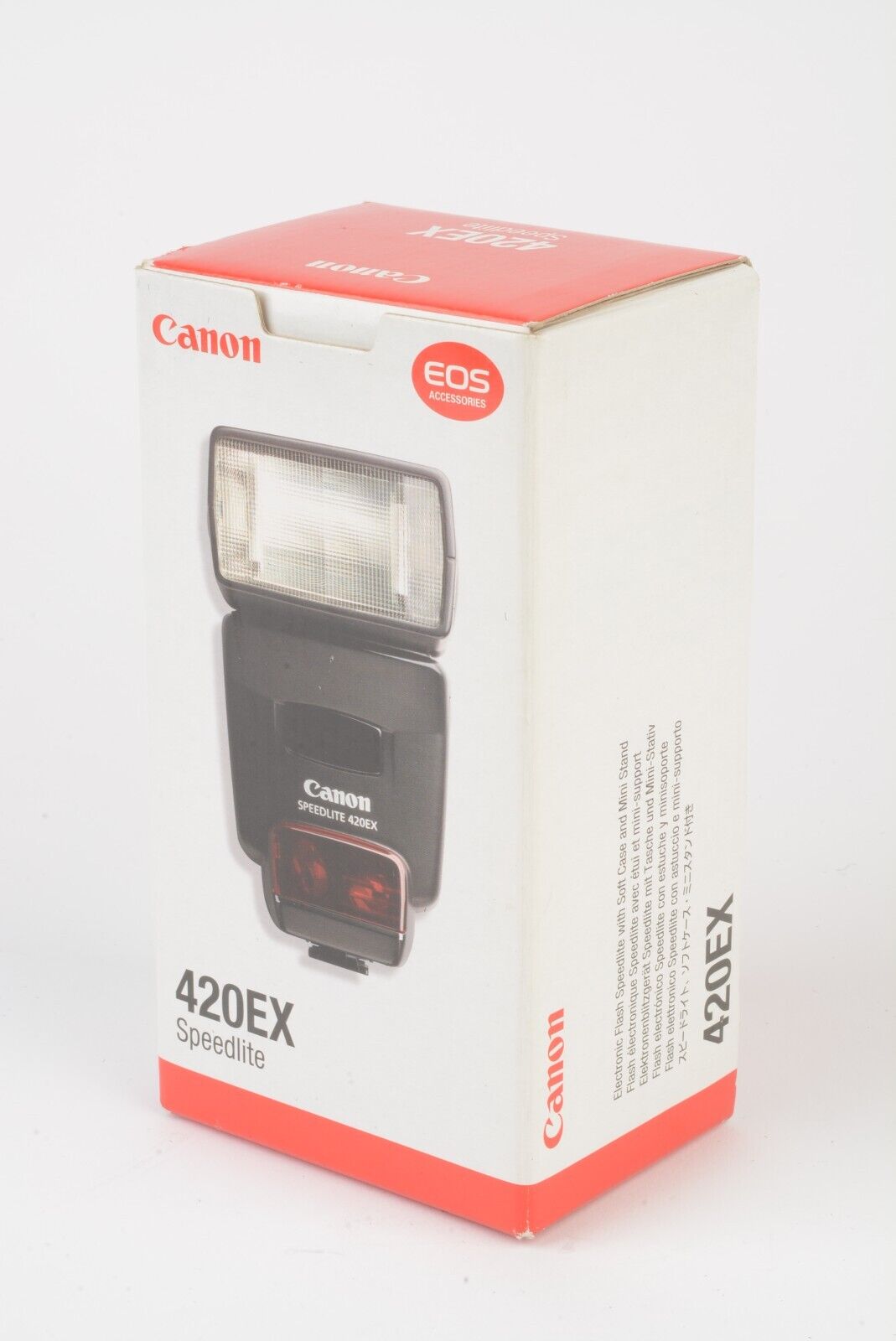 MINT BOXED CANON 420EX SHOE MOUNT FLASH FOR CANON DSLR CAMERAS +