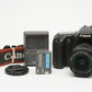 EXC++ CANON EOS 20D DSLR 8.2MP w/18-55mm ZOOM, BATT, CHARGER, STRAP, +16GB CF
