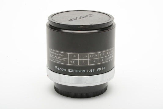 Canon Extension Tube FD 50, Barely used, very clean + caps