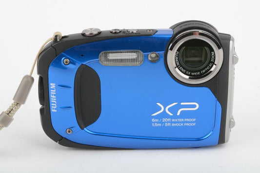 Fujifilm waterproof XP65 16MP Digital point&shoot digital camera (Blue) clean, tested