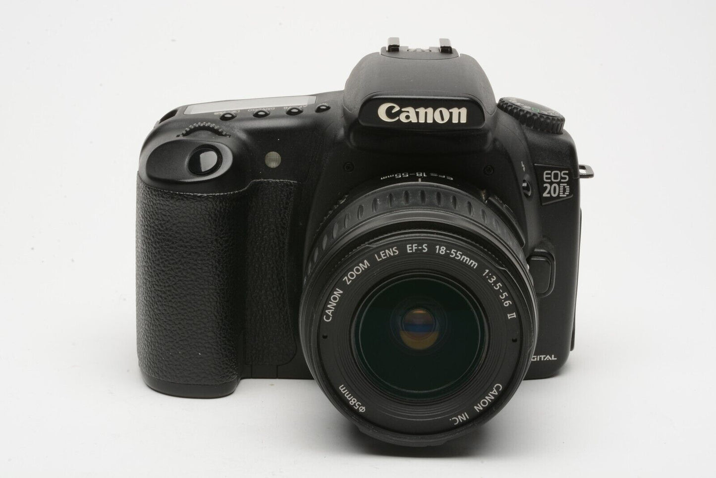 EXC++ CANON EOS 20D DSLR 8.2MP w/18-55mm ZOOM, BATT, CHARGER, STRAP, +16GB CF