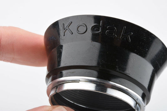 EXC++ GENUINE KODAK 32mm BAKELITE LENS HOOD WITH METAL BASE