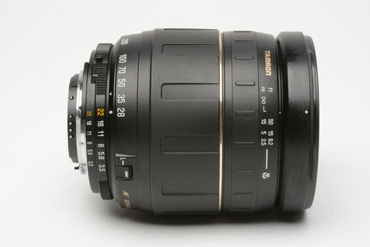 Tamron AF 28-300mm F3.5-6.3 Aspherical LD IF Zoom Lens for Nikon A20, hood + UV filter