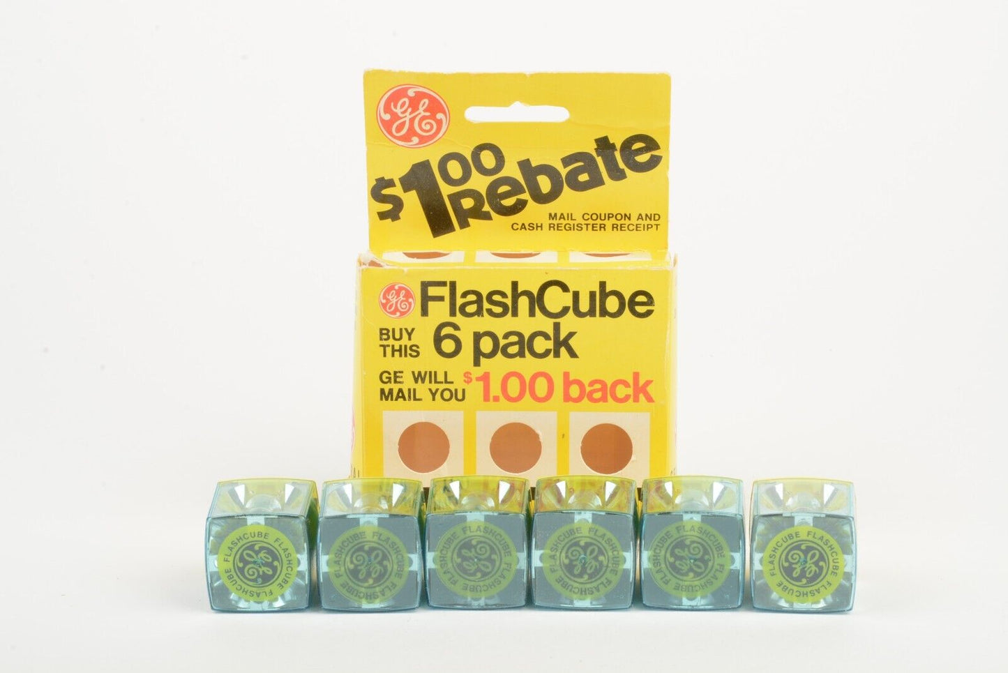 6X GE FLASH CUBES (TOTAL 24 FLASHES)