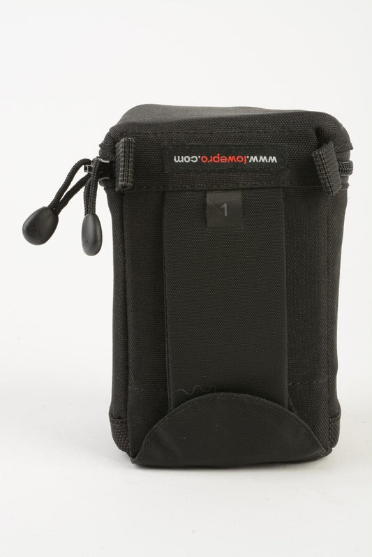 Lowepro padded lens case #1 (Black) 6" tall x 3" wide