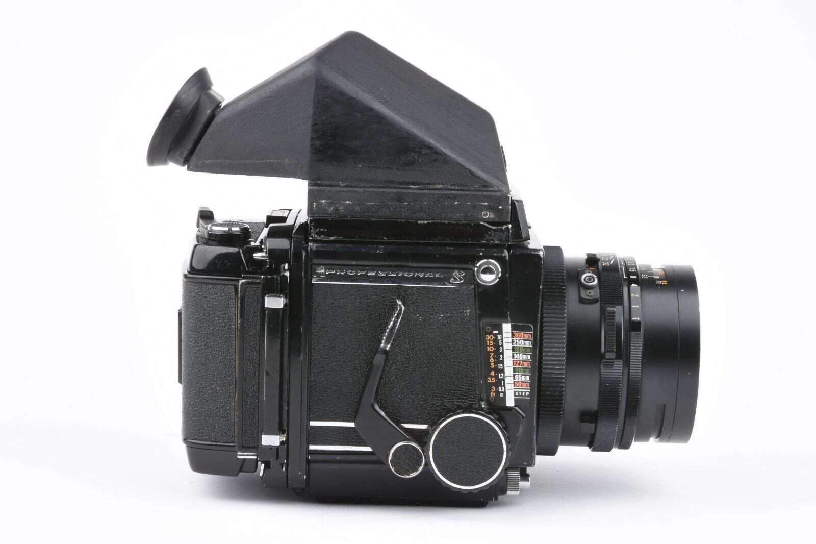 EXC+ MAMIYA RB67 PRO S BODY w/90mm F3.8,120 BACK, PRISM, DS