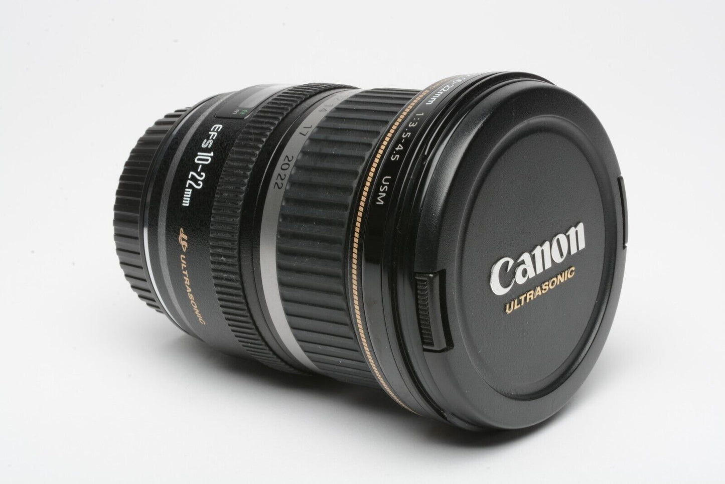 MINT- CANON EF-S 10-22mm f3.5-4.5 L LENS, CAPS, TESTED, CLEAN AND SHARP