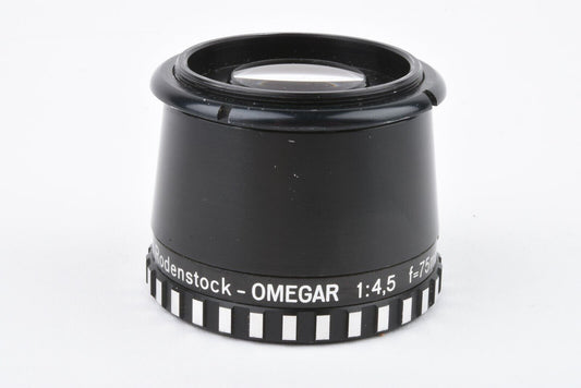 Rodenstock 75mm F4.5 Enlarging Lens w/ Retaining Ring, Clean, Sharp!