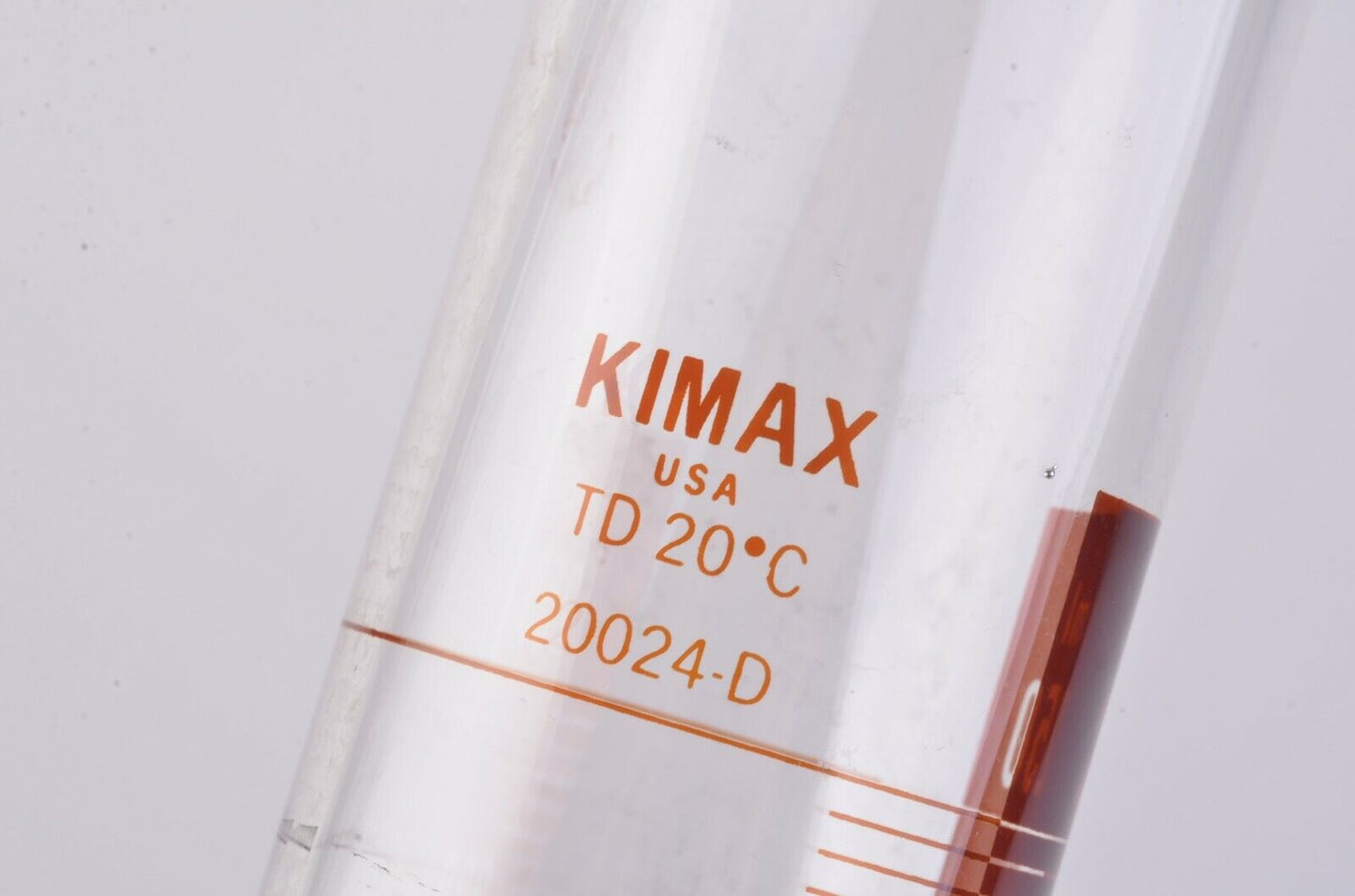 EXC+ KIMAX 250ml 20 DEGREES GLASS DARKROOM MEASURING BEAKER, CLEAN #20024D