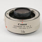 MINT CANON EF 1.4X II EXTENDER TELECONVERTER CAPS, POUCH, VERY CLEAN BARELY USED