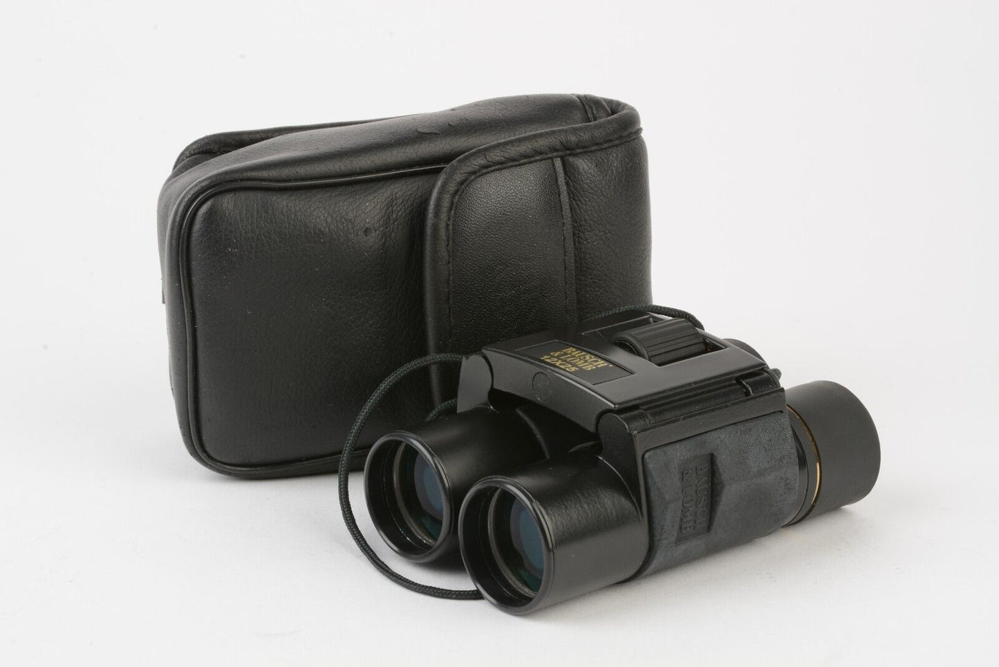 EXC++ BAUSCH & LOMB LEGACY 12-1225 12x25 COMPACT BINOCULARS +CASE & STRAP
