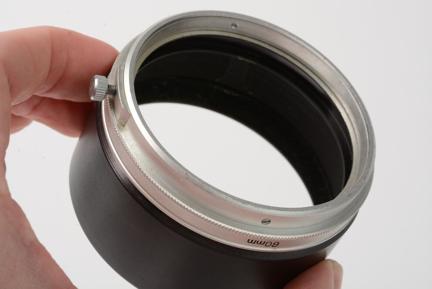 EXC+++ T-60-2 METAL FD+FL+RF LENS HOOD FOR 85mm/135 SHADE 58mm DIAMETER