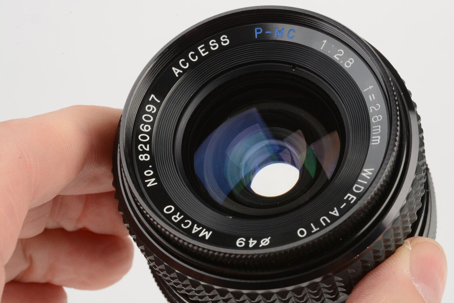 Access 28mm F2.8 Macro MF Lens for Minolta MD Mount, Nice & Clean, Caps