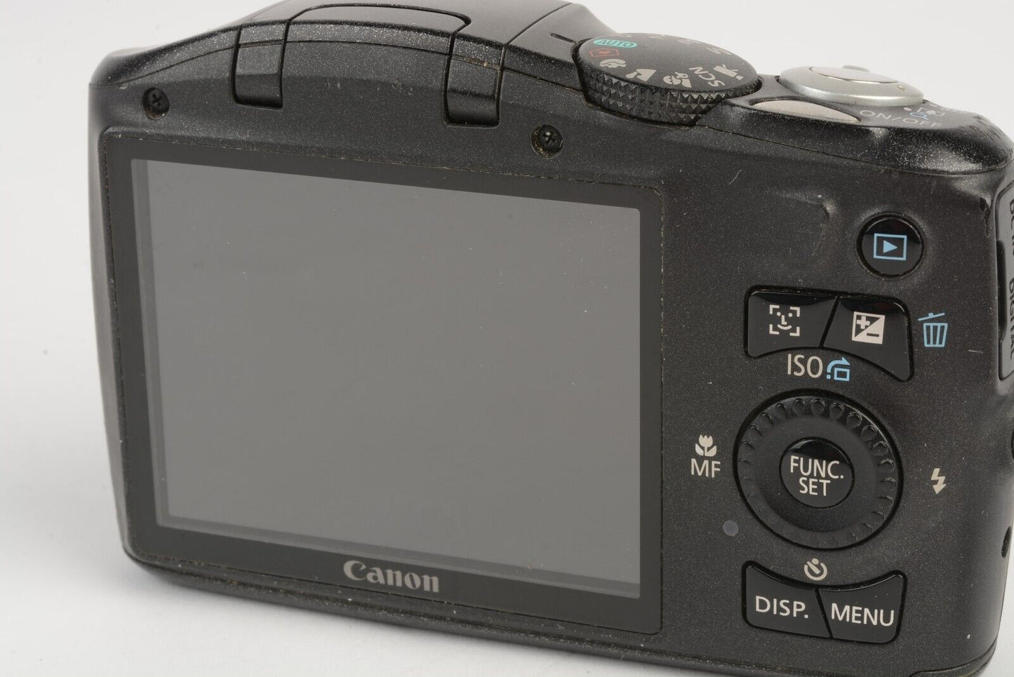 Canon SX130 IS 12.1MP Digital Camera, Cables, Strap, Manuals, Nice