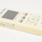 EXC++ QRIOM YVR-R400 WHITE RADIO VOICE RECORDER, COMPLETE, BARELY USED
