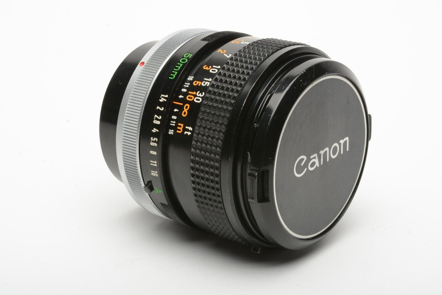 EXC++ CANON FD 50mm f1.4 S.S.C. MF PRIME LENS, CAPS, VERY SHARP, GREAT GLASS