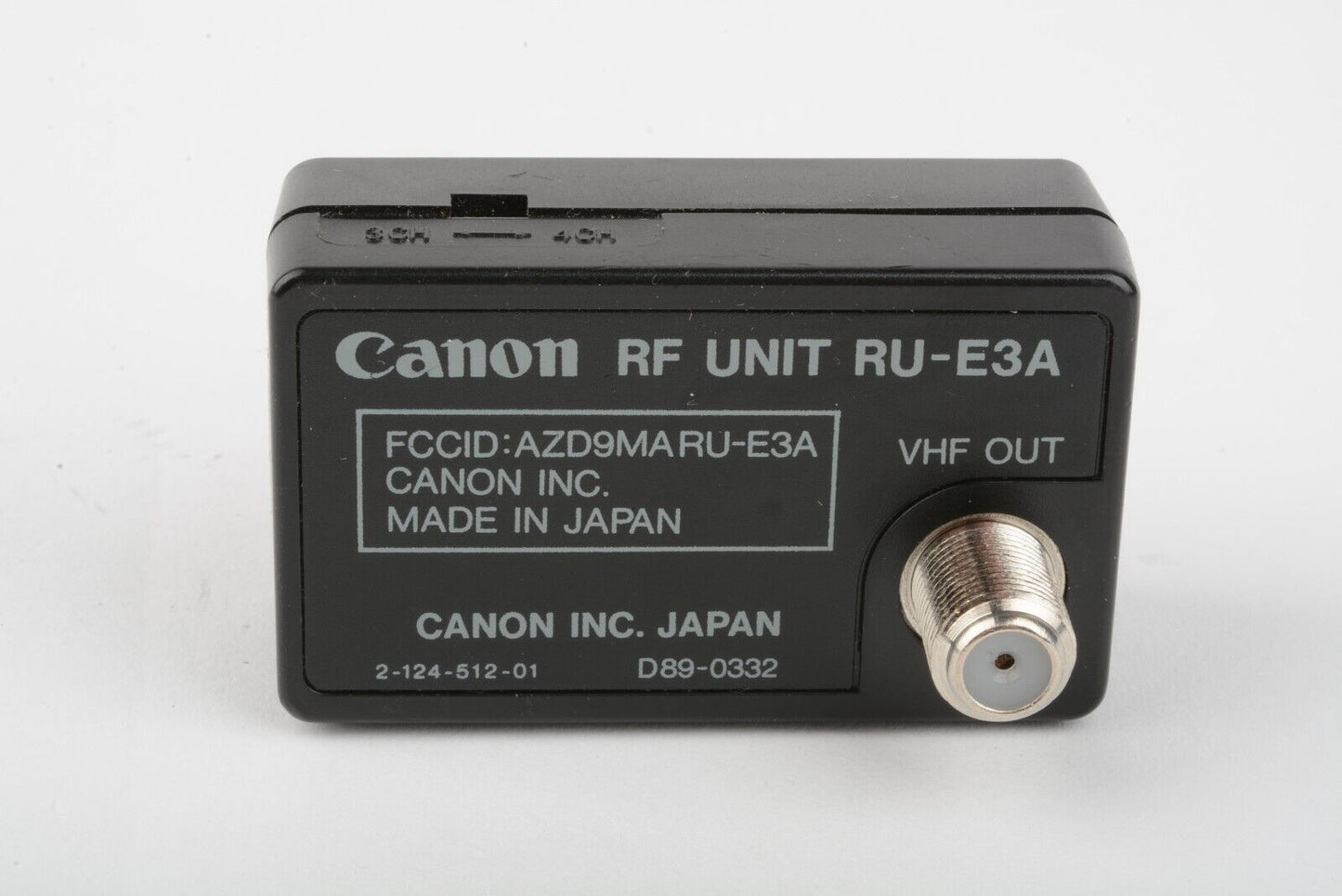 EXC++ GENUINE CANON RF UNIT RU-E3A ADAPTER, VERY CLEAN