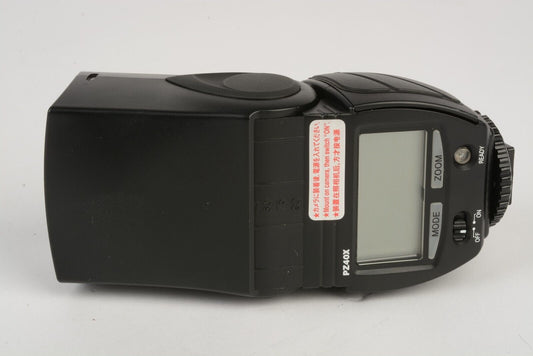 Sunpak PZ40X Bounce Flash for Nikon AF Cameras, Clean, Tested