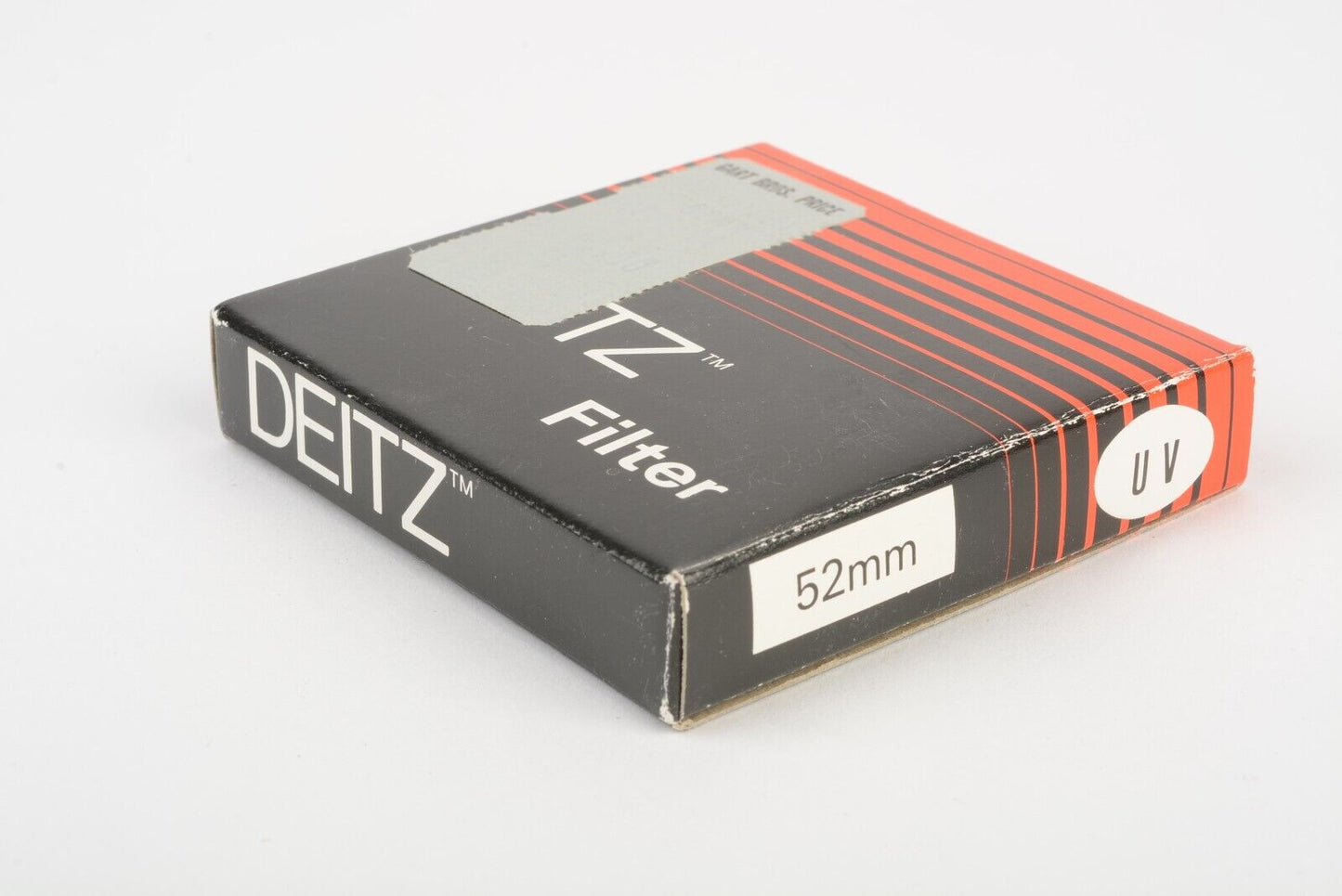 NEW BOXED DIETZ 52mm UV GLASS FILTER, IN JEWEL CASE, VERY CLEAN