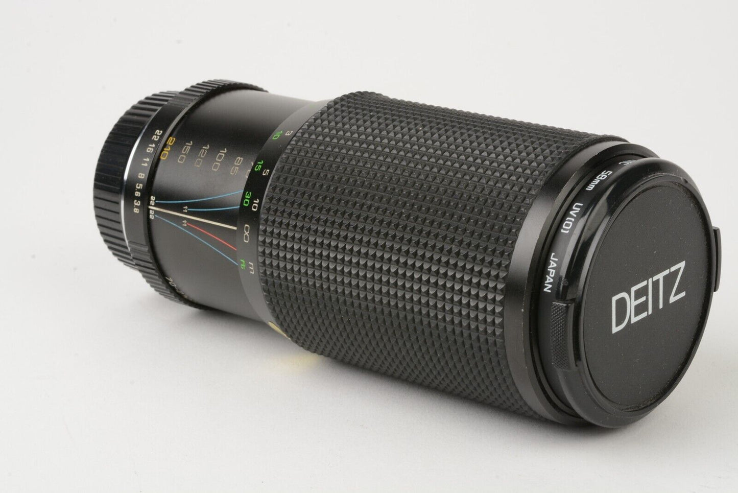 EXC++ DEITZ 70-210mm f3.8 MACRO ZOOM FOR PENTAX K MOUNT, UV+CAPS, NICE