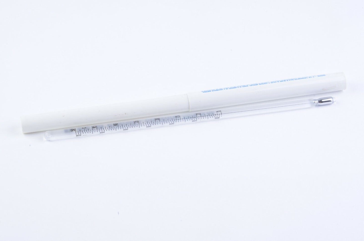 VERY CLEAN & TESTED 60-120 DEGREE F BRANNAN PHOTO GLASS THERMOMETER, BOXED 9"
