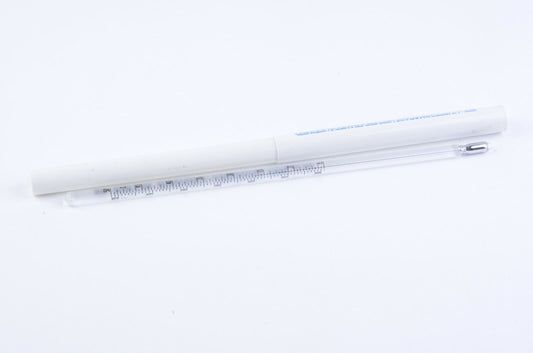 Very Clean & Tested 60-120 Degree F Brannan Photo Glass Thermometer, Boxed 9"