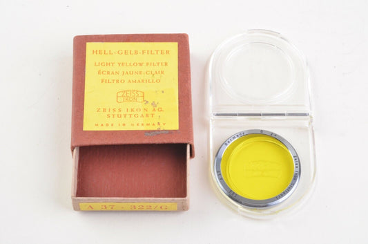 Rollei Rolleiflex Yellow Hell-Gelb 322 A37 Filter In Jewel Case