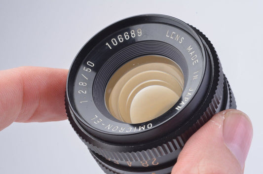 Omicron-EL 50mm F2.8 Darkroom Enlarging Lens, Very Clean, Mint Condition