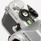 EXC++ PENTAX MG 35mm SLR CHROME BODY, STRAP+CAP+NEW SEALS, NICE