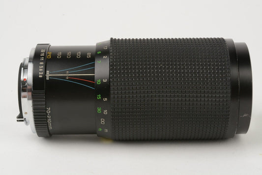 Deitz 70-210mm F3.8 Macro Zoom For Pentax K Mount, UV+Caps, Nice!