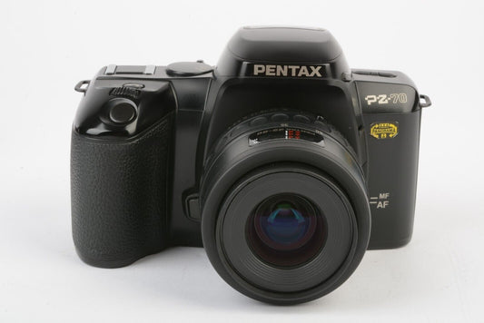 Pentax PZ-70 Pano QD 35mm SLR w/AF 35-80mm zoom, case, tested, great!