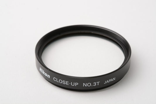 MINT- NIKON 52mm NO. 3T CLOSE-UP LENS IN JEWEL CASE