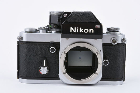 Nikon F2 35mm SLR body w/DP-1 finder, clean & accurate, CLA'd w/6M Warranty
