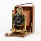 Gorgeous Orionworks 2C 9x12cm Tropen Teak Camera w/ Brass&Brown Elbows + Holders