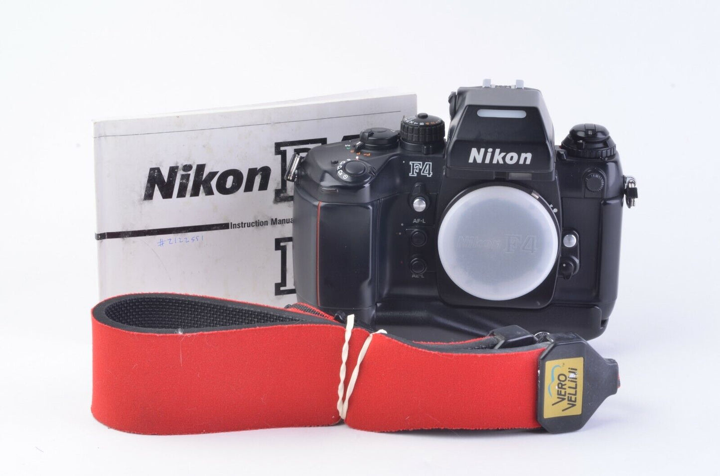 EXC++ NIKON F4s 35mm BODY, MANUAL, CLEAN, TESTED, ACCURATE, + NEO STRAP