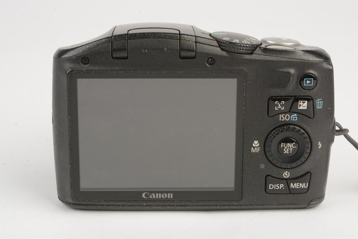 Canon SX130 IS 12.1MP Digital Camera, Cables, Strap, Manuals, Nice