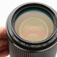 EXC++ MINOLTA MD 75-200mm f4.5 ZOOM LENS, CAPS, HOOD, SKY, MANUAL, TESTED, GREAT