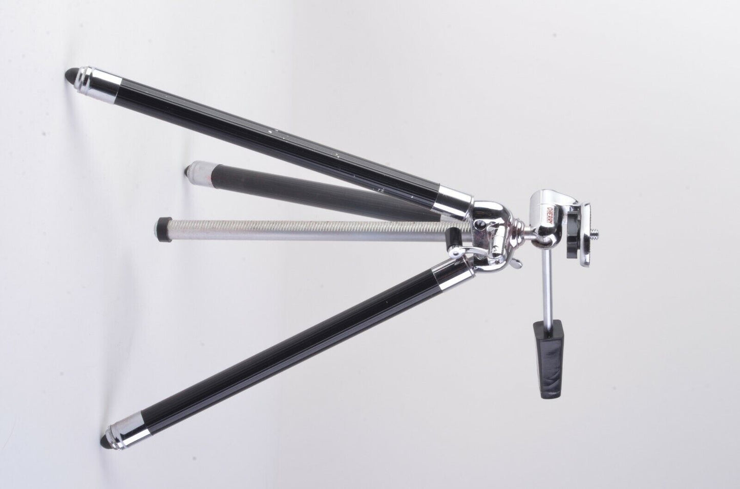 Cherry All Metal Telescoping Tripod w/case, 11" Folded, 44" Extended, Vintage