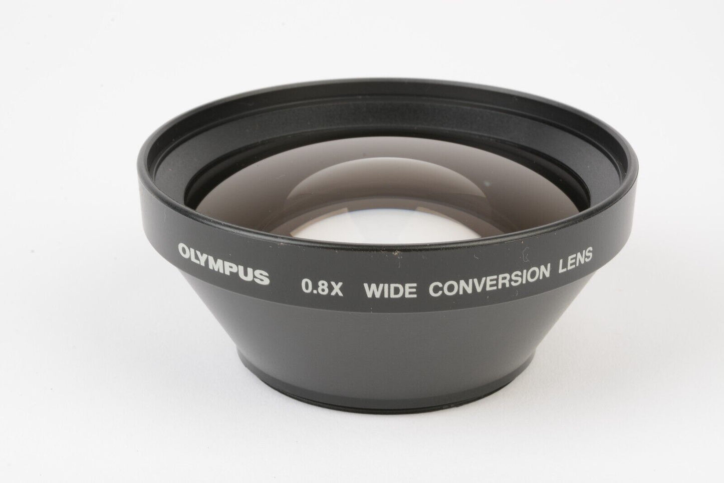 MINT- OLYMPUS .8X WIDE CONVERSION LENS 55mm THREAD, CAPS+POUCH