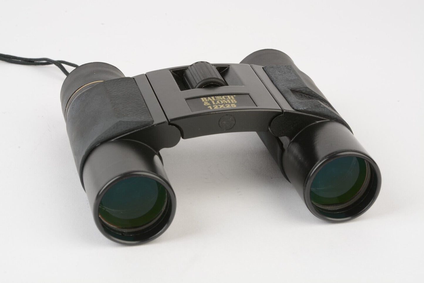 EXC++ BAUSCH & LOMB LEGACY 12-1225 12x25 COMPACT BINOCULARS +CASE & STRAP