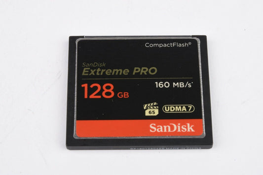 Sandisk Extreme Pro 128gb CF Card in jewel case UDMA 7 160MB/s