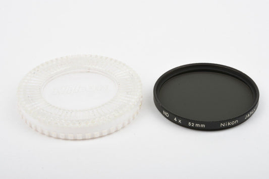 EXC++ NIKON 52mm ND NEUTRAL DENSITY 4 FILTER IN JEWEL CASE