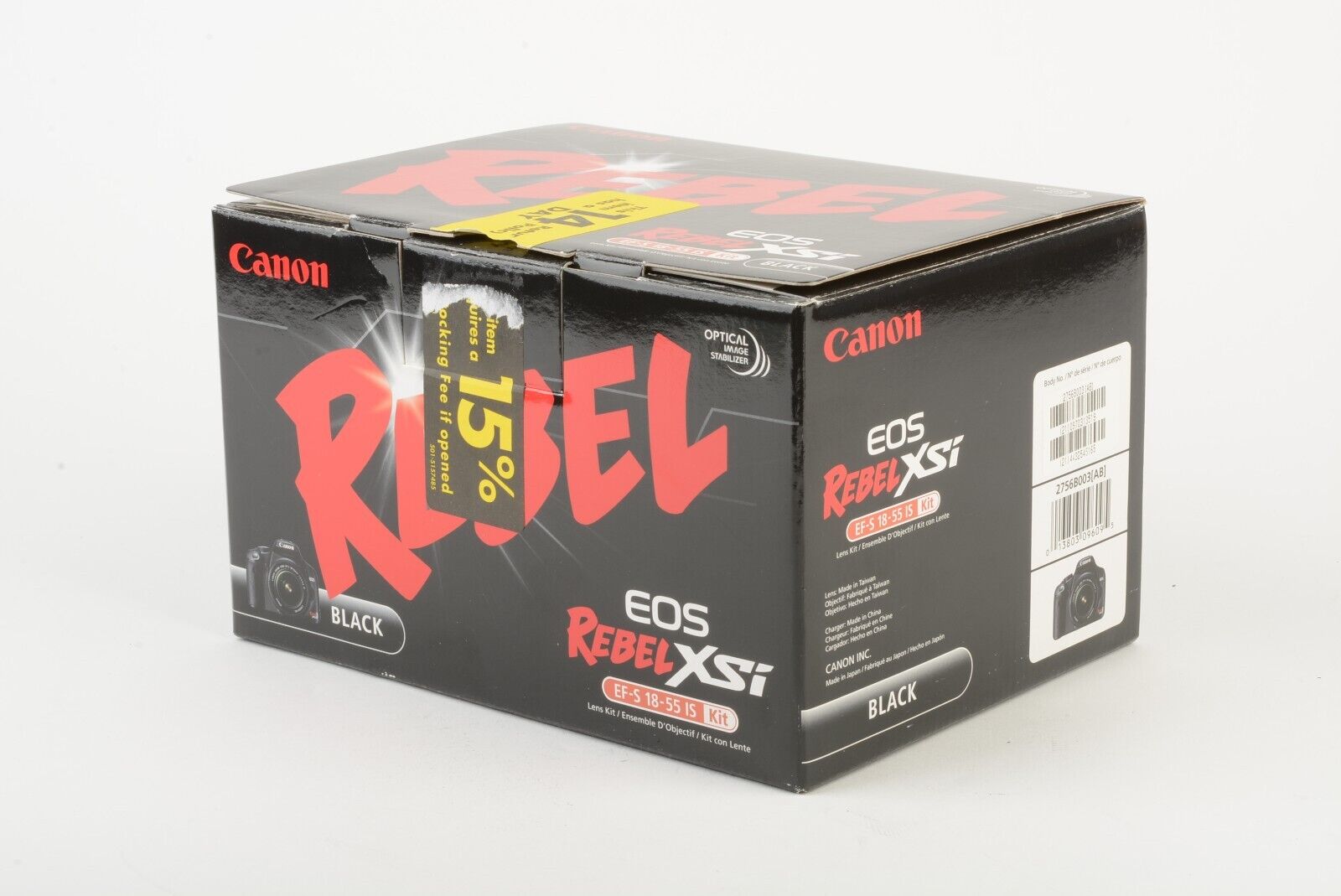 EXC++ CANON EOS REBEL XS DSLR w/18-55mm f3.5-5.6 IS 2BATTs UV +