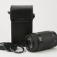 MINT- SIGMA AF 75-300mm f4-5.6 DL ZOOM LENS FOR CANON EF, UV, CASE, BARELY USED