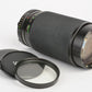 EXC++ VIVITAR MC 35-200mm f3-4.5 MACRO TELEPHOTO ZOOM LENS FOR MINOLTA MD + UV