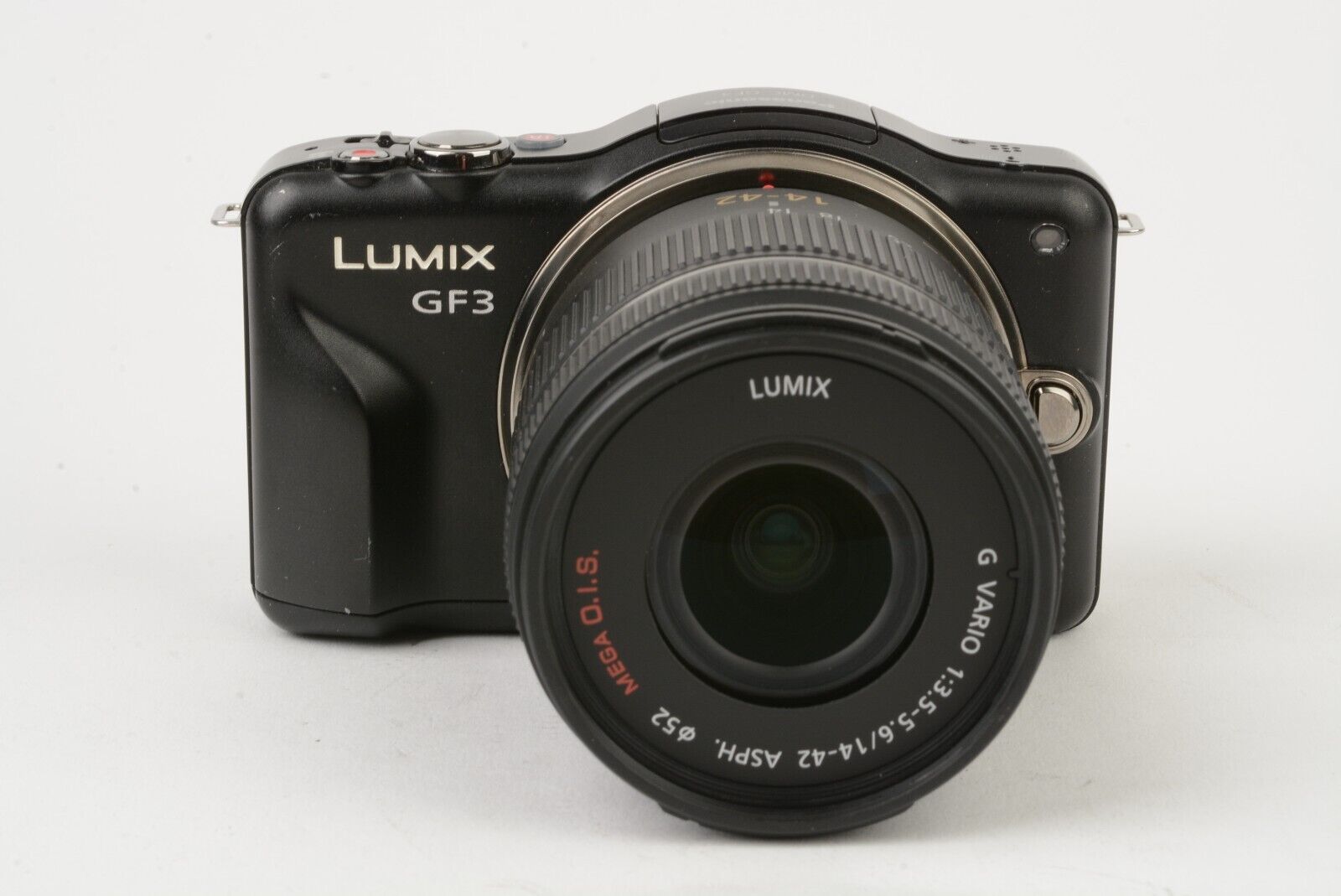 EXC+ PANASONIC LUMIX DMC-GF3 12.1MP DIGITAL w/14-42mm, UV, SD CARD